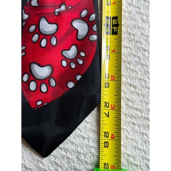 101 Dalmatians Disney Tie Puppy Print Paw Pattern Mens Unisex Teacher Valentines - Picture 6 of 7